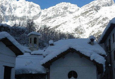Nevicata a forno Alpi Graie
