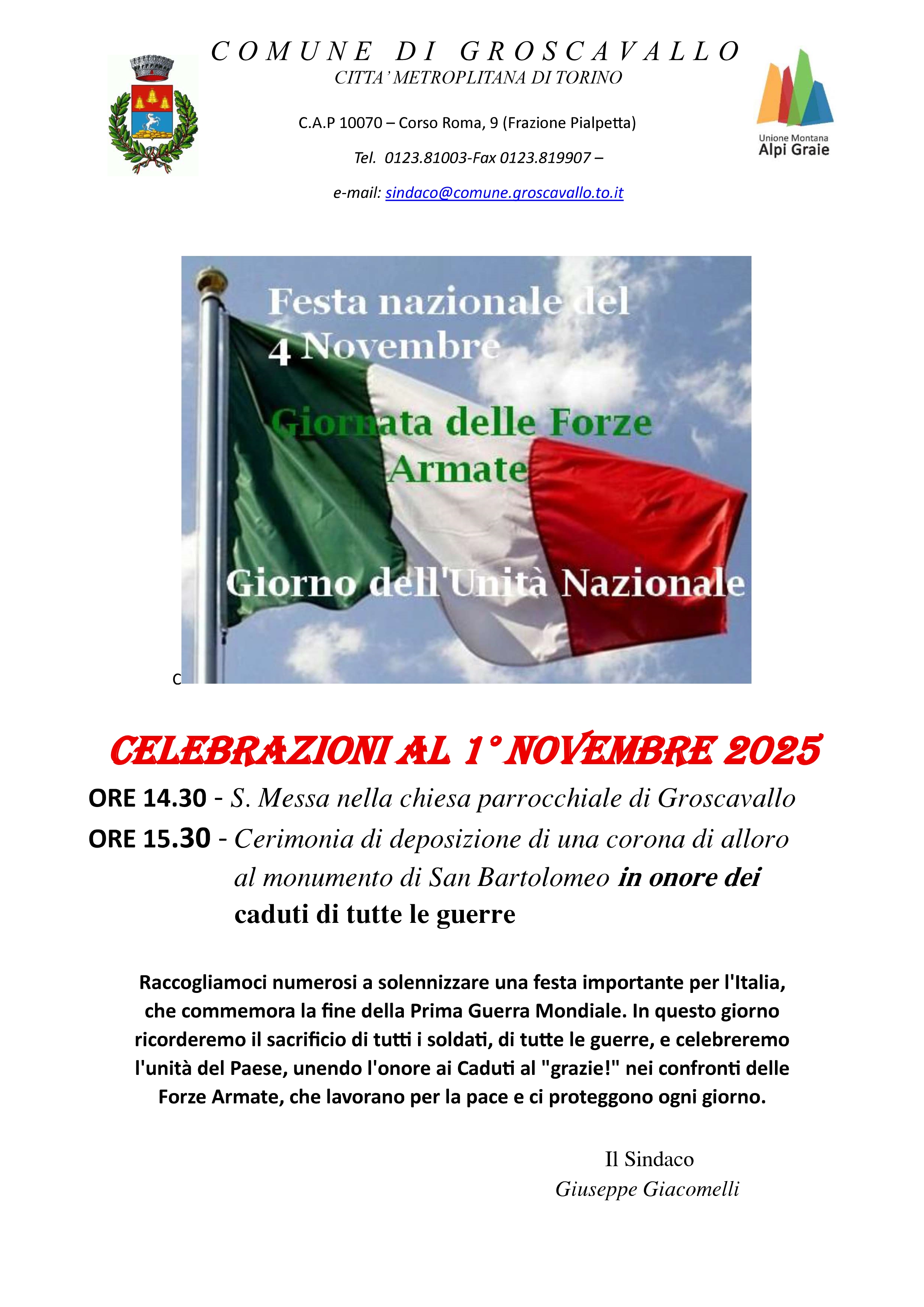 Festa nazionale del 4 novembre